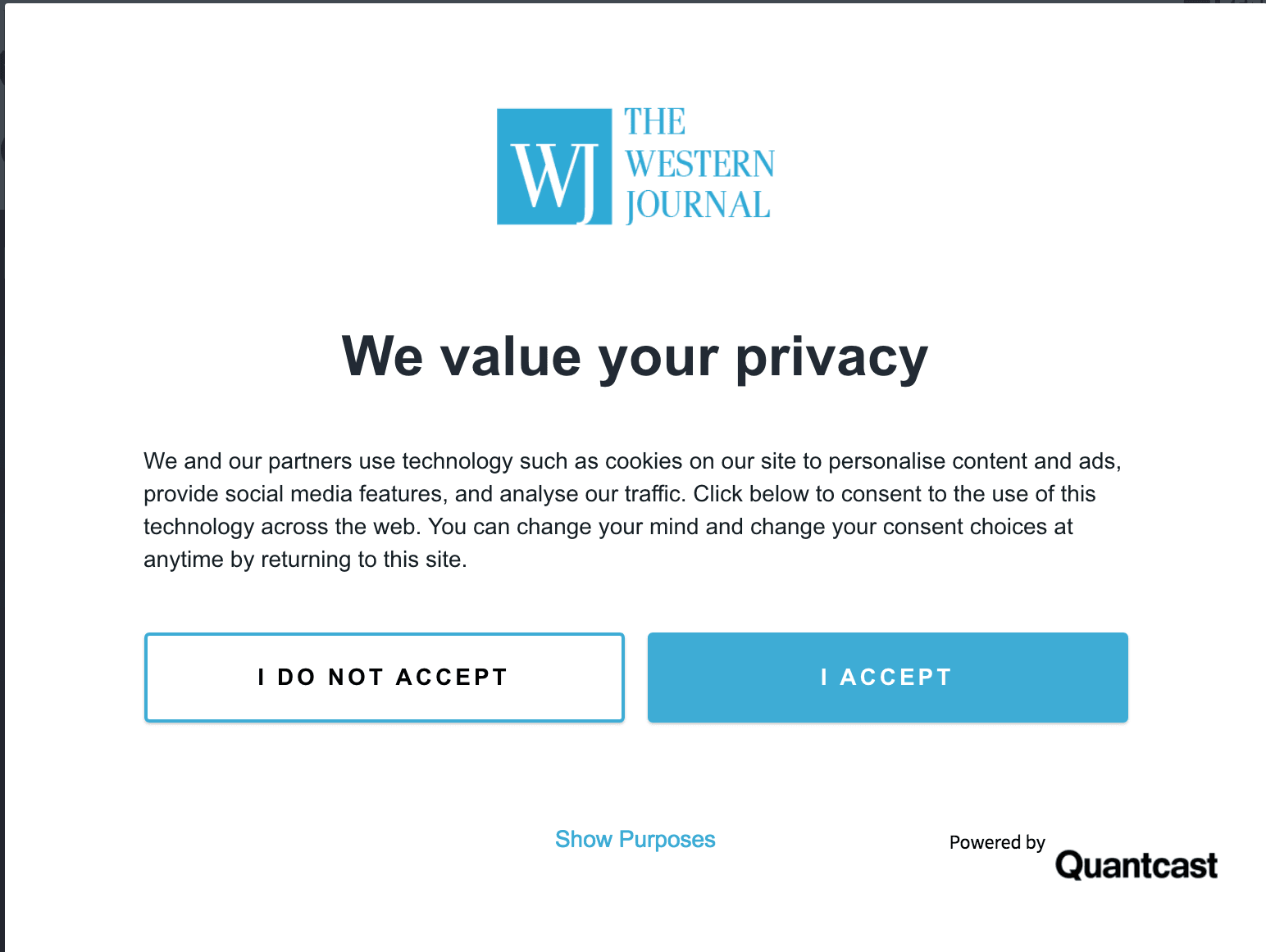 That's nice, they value my privacy